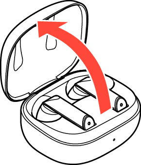 Open case lid C840NCW